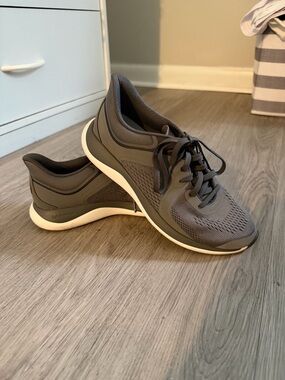 lululemon athletica Women's Gray Lace-Up Sneakers